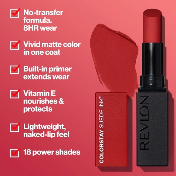 Revlon ColorStay Suede Ink Lipstick - 010 Tunnel Vision - Picture 3 of 5